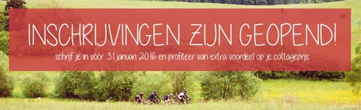Ennnn we zijn open voor inschrijvingen! Doe mee aan ECC2016 en schrijf je in via eifelcyclingclassic.nl/inschrijven