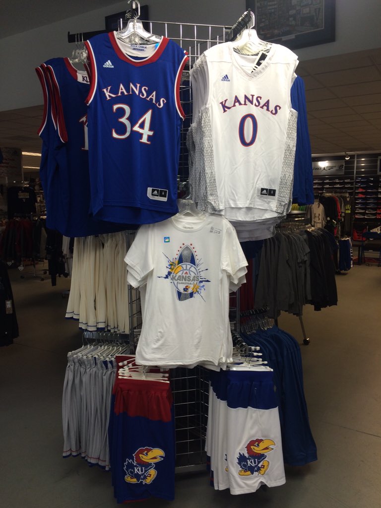 TheNitchSG's tweet photo. Gear up for game night as Kansas takes on Vanderbilt! Jerseys &amp; Maui Invitational tees are in stock now. https://t.co/pEwNmL9V2u