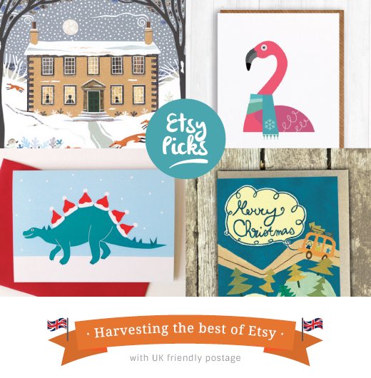 Starting to think about Christmad card writing? We've found some gems at @EtsyUK hellowalls.co.uk/lifestyle/etsy…