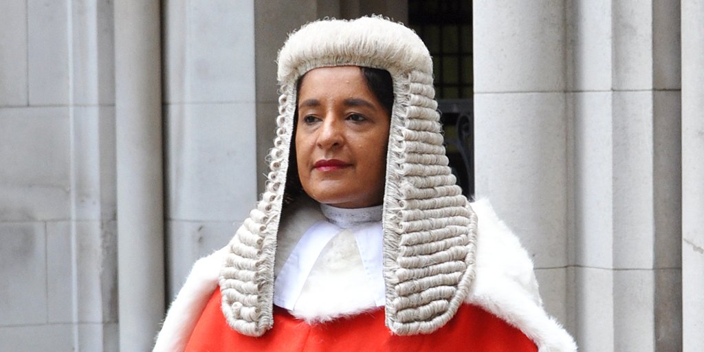 JudiciaryUK's tweet photo. Mrs Justice Cheema-Grubb was sworn in today as a the first Asian woman High Court Judge.  https://t.co/AsxDkWSNXQ https://t.co/0mcImlcNyr