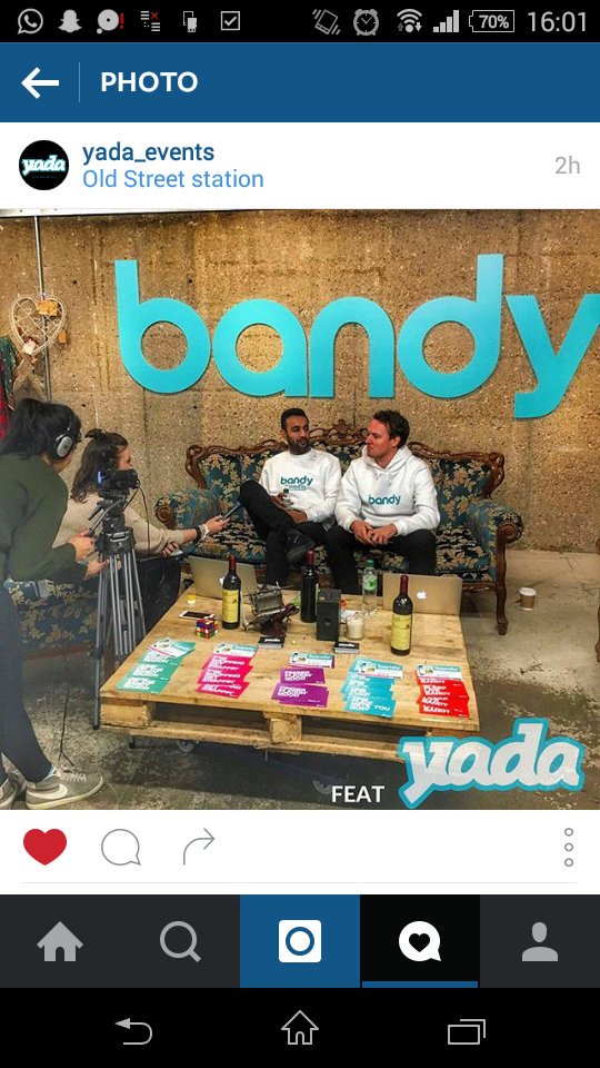 RavNandraITV's tweet photo. Thanks @thebandyapp for a lovely interview! Have just downloaded the app right now :) #startswapping https://t.co/8S2k2w3Zpy