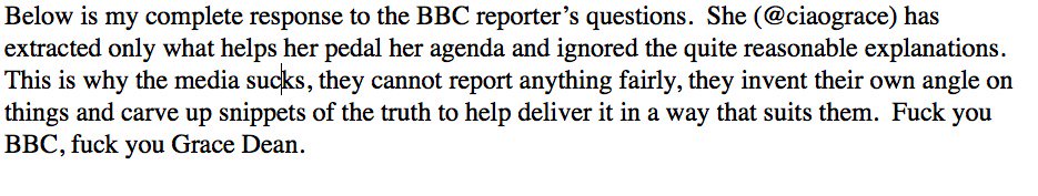 TorReaper's tweet image. PPL Been asking for my BBC interview in larger text, here you go! #GhostSec #OpISIS #FalseReporting @BBCNewsbeat