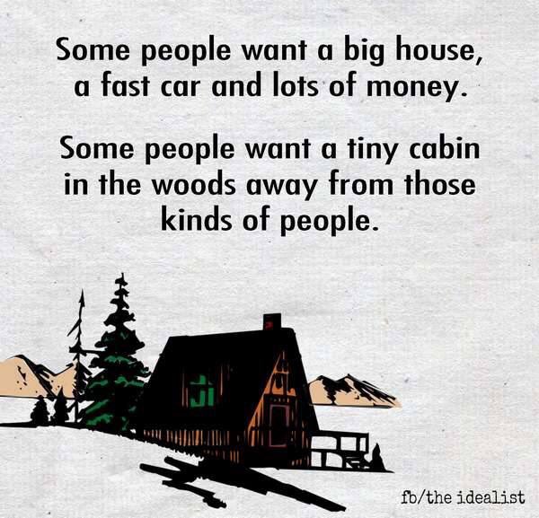 OutdoorGal's tweet photo. Actually several cabins together filled with like minded people would suit me #escapeoutside https://t.co/zRNFA7Rwdp