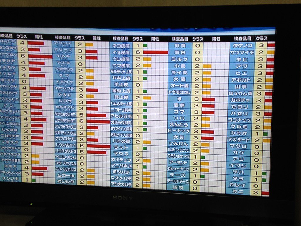 狩野 英孝 アレルギー