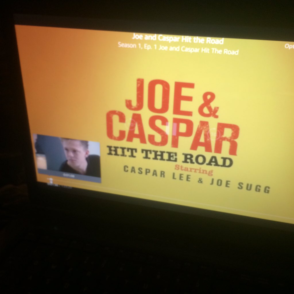 Fitzy11x's tweet photo. Just bought @Joe_Sugg and @Caspar_Lee hit the road on Amazon #eveningsorted 😜 https://t.co/RprCsvgYCG