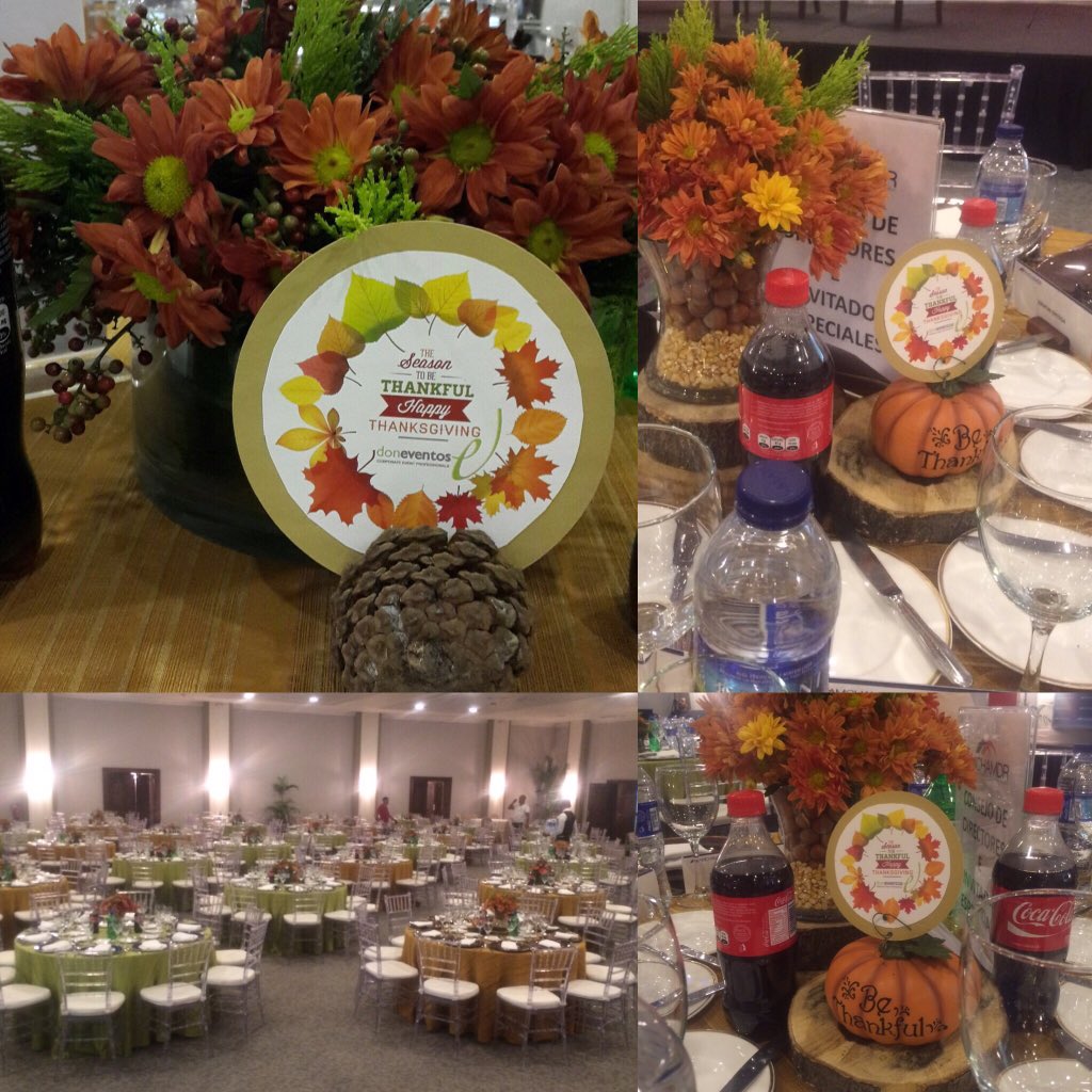 DonEventos's tweet photo. Estilismo decorativo en el almuerzo de Thanksgiving de la Cámara Americana de Comercio @AMCHAMDR #creatuevento https://t.co/eHqr5l8goj