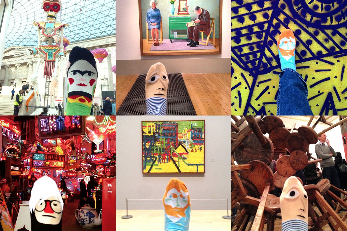 ChattyFeet's tweet photo. Our sock characters love #art
Meet Frida, Andy Sock-Hole, Feetasso and Vincent Van Toe
https://t.co/GB2CFDjINq https://t.co/9JtUfF3V75