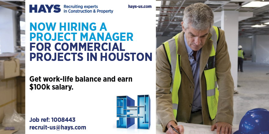 HaysConstruct's tweet image. #ProjectsManagers in #Texas #apply today and have autonomy to do your #job. ow.ly/V4Hsa #hiring