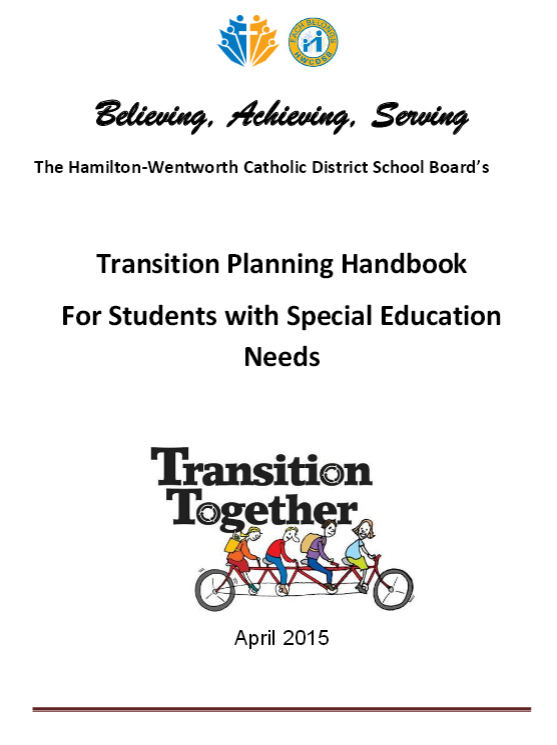 ONTSpecialNeeds's tweet photo. Need info on transition planning? Check out @HWCDSB awesome publication! Worth a read! https://t.co/JZTVjyAIGG … https://t.co/aeshPPBvSL