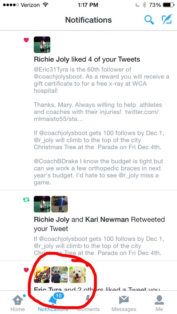 coachjolysboot's tweet photo. 10 notifications...I'm trending. #feartheboot https://t.co/m92Ee5olwA