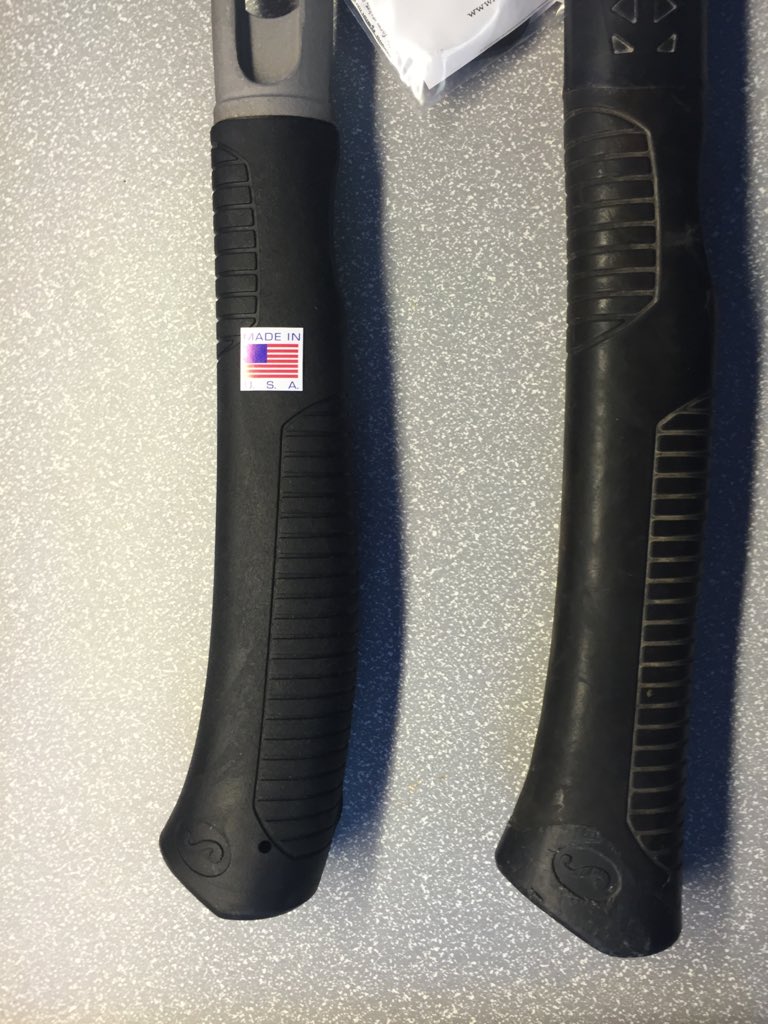 Stiletto_Tools's tweet photo. @C_WEB3R @MilwaukeeTool the TiBone handle is slightly more curved https://t.co/dVaUVyfGL3