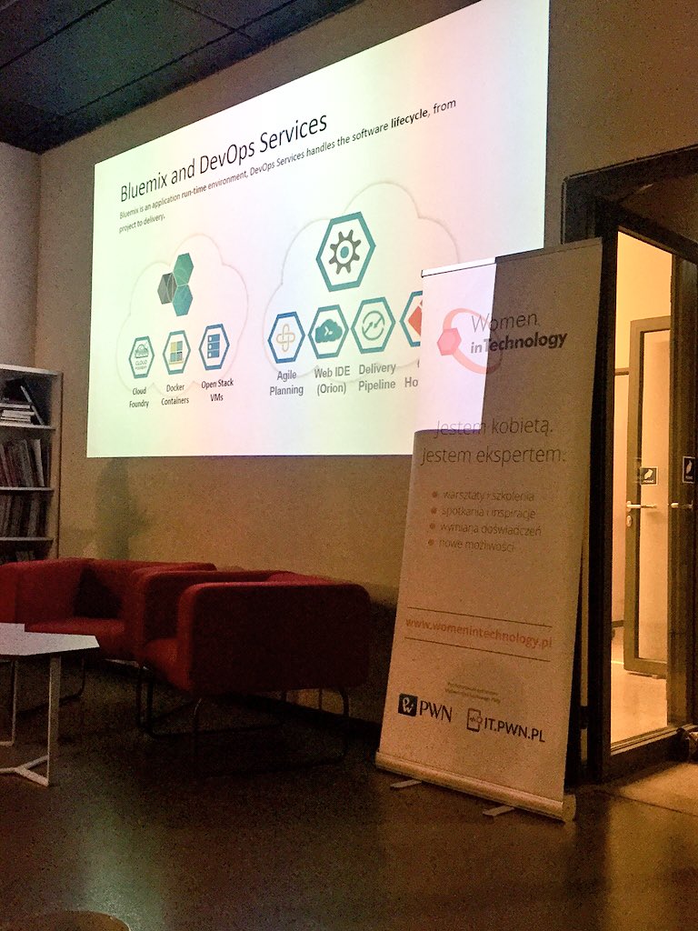 witpoland's tweet photo. Wojtek Sudoł o @IBMBluemix #witkrk https://t.co/UPJ7IiZiu6