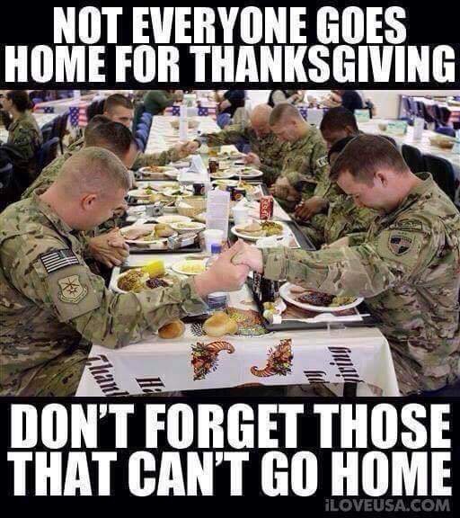EarlDibblesJr's tweet photo. Retweet to support the troops who can't make it home this Thanksgiving. https://t.co/EaOd2CnhI1