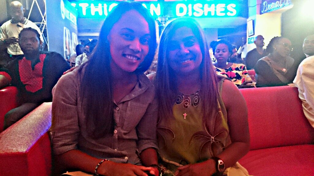 Thank you for coming out and supporting us. <a href="/LeAnDrA_sMeDa/">Leandra Smeda</a> and <a href="/descaptain/">Desiree Ellis</a>. #DiskiNites