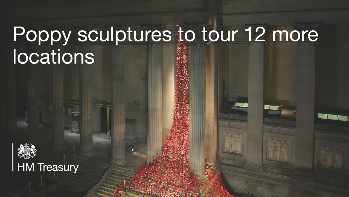 hmtreasury's tweet photo. Funding for @1418NOW so hugely popular #poppiestour can go to a further 12 UK locations #SpendingReview https://t.co/xuovv7ZLvf