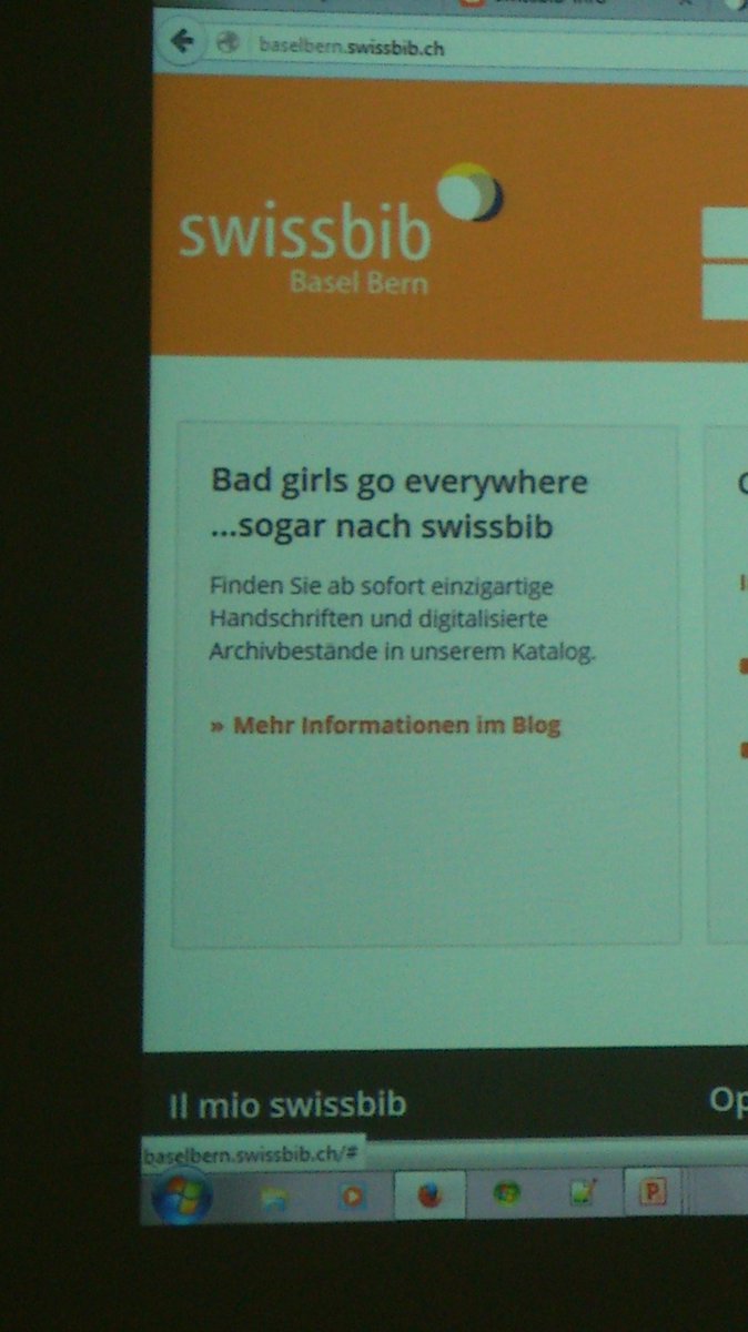 Innovationstur's tweet photo. Swissbib <3 Alma #ILS #KbInno https://t.co/PdB4HD7MEw