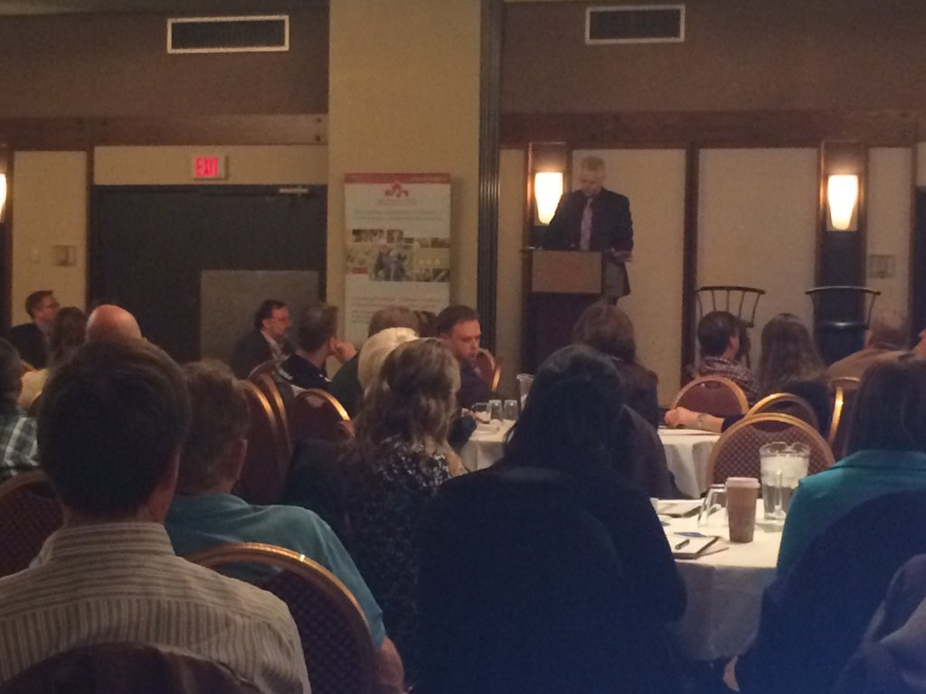 Greetings from <a href="/wgreuel/">William Greuel</a> <a href="/SKGov/">Government of Saskatchewan</a>. Sees #AgExConf15 as a valuable national opportunity to engage on farm biz management