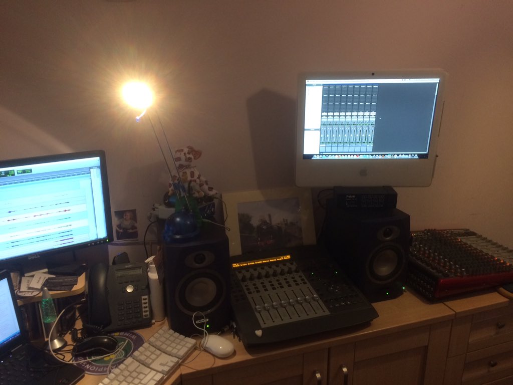 KevinCJonesUK's tweet photo. And so it begins, first track of #tomorrow,maybe being mixed now! https://t.co/VOnJe7N9Ud