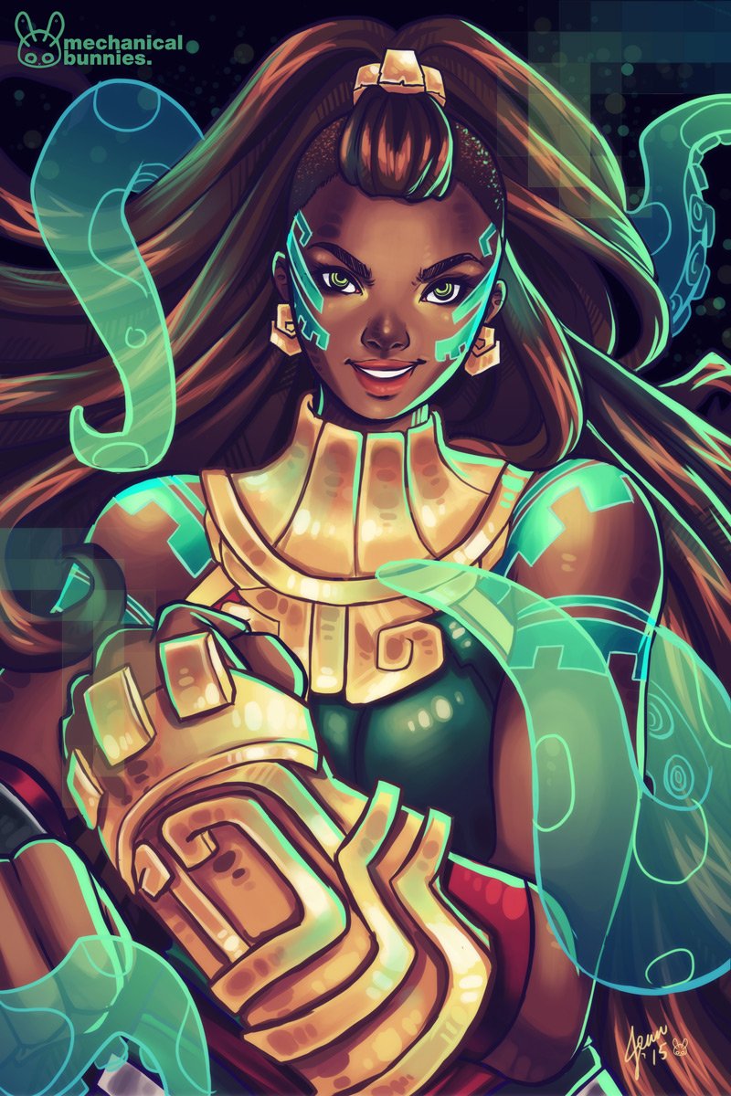 mechbunnies on X: Did some #Illaoi fanart! She just got released and is  the coolest character. #LeagueOfLegends #riotgames   / X