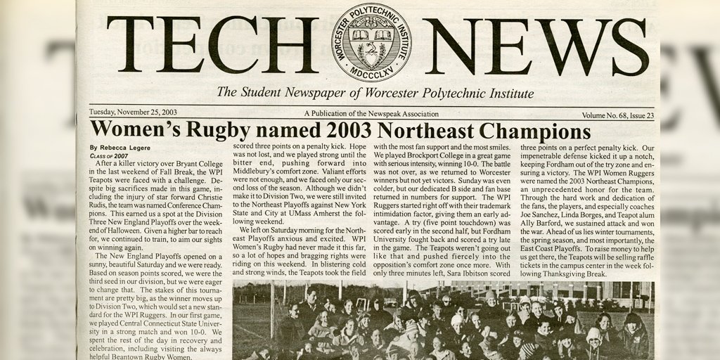 WPI Sesquicentennial tweet media