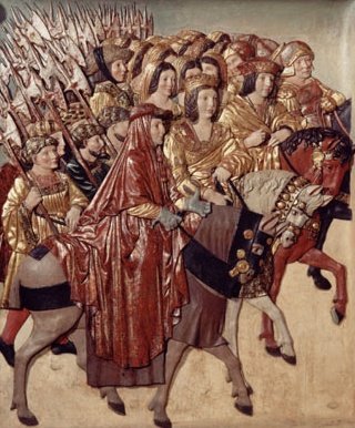 Reconqvista's tweet photo. La entrada de los #ReyesCatólicos el 2 de enero de 1492 en #Granada ponía fin a la #Reconqvista #DeusVult @Imperio_e https://t.co/jies14DaGV