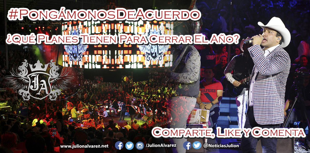 NoticiasJulion's tweet photo. #PongámonosDeAcuerdo ¿Qué planes tienen para cerrar el año? https://t.co/i6rb4V3Hts