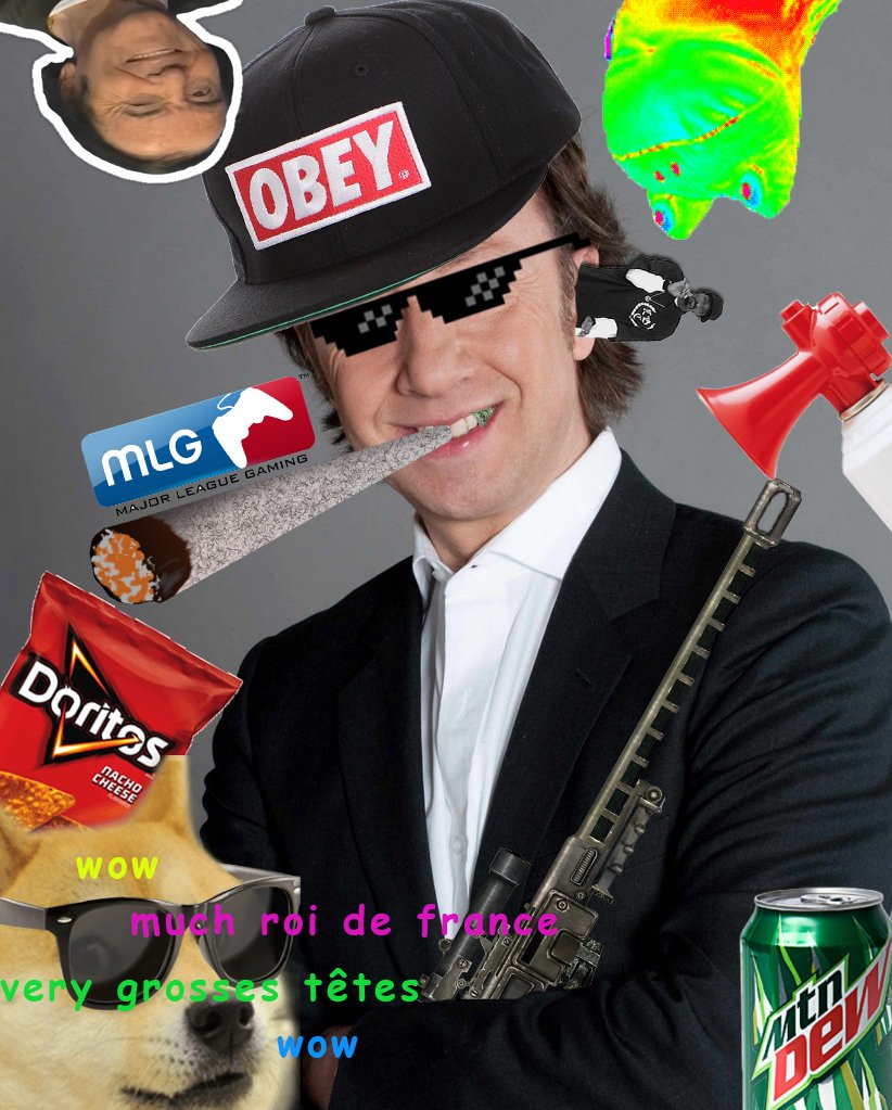 ChandlerMichard's tweet photo. @RoiLennon Tu sais que t'es allé trop loin sur internet quand tu trouve Stephane Bern MLG... #MuchHistory #WoW https://t.co/kj8RftJye3