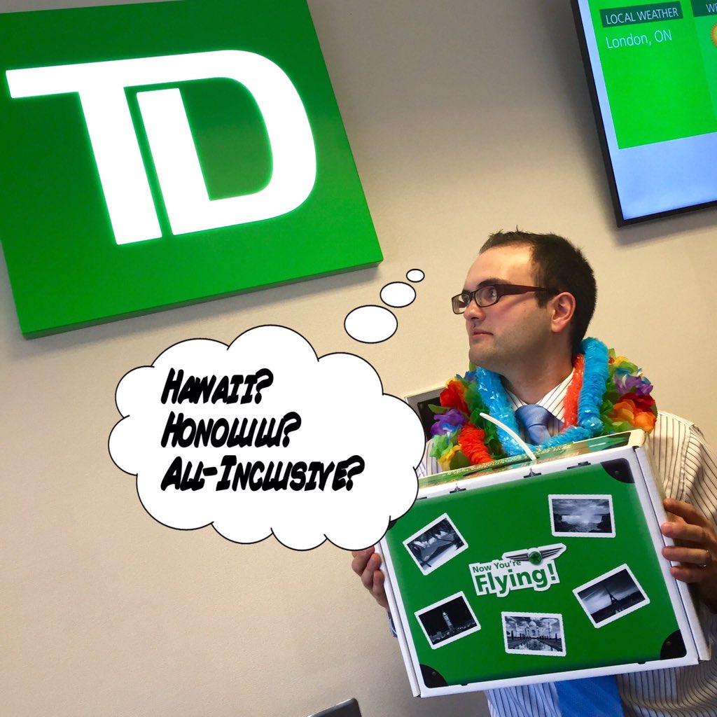 michaeltabela's tweet photo. #imaginethepossibilities #TDfct #TDAeroplan #ldnwinbig16 @AIacobelli_TD @C_Nicolc4 @RoccoKDiCicco @wassupjeff https://t.co/s3OS8IfWCl
