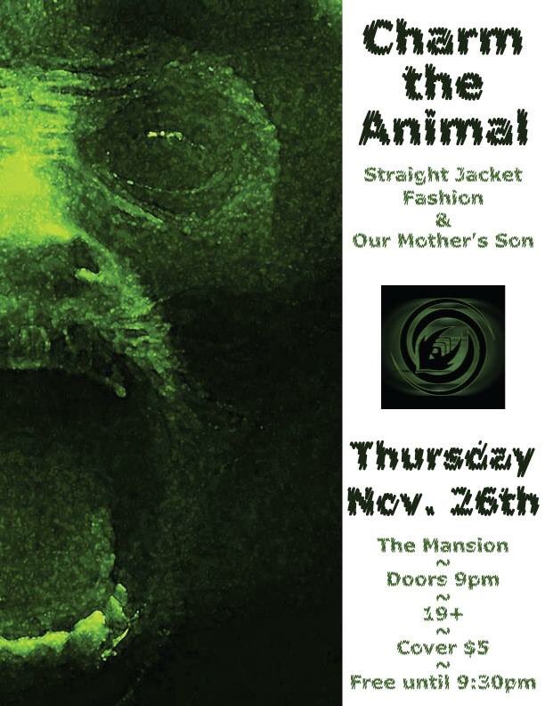 CoryD05's tweet photo. Rocking The Mansion with @CharmtheAnimal @OurMothersSon @SJFband tmrw night! Great night of #LiveMusic #RockAndRoll https://t.co/697X40ymRC