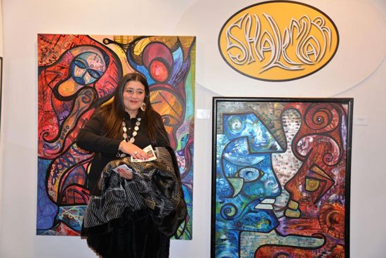artistshalemar's tweet photo. #صور
#اللوفر يحتفى بالفنانة التشكيلية #السعودية #شاليمار_شربتلى  ويضعها فى صدارة فنانيه.. 
https://t.co/q4k7I5X6fy https://t.co/euXLtASbov