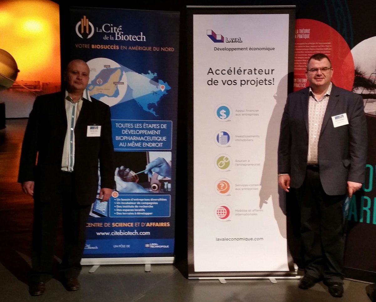 VantageBT's tweet photo. @VantageBT Execs Vatché & Vahé Bartekian attending #BioQuebec 2015 cocktail party Nov 24. https://t.co/TA8vX84L50