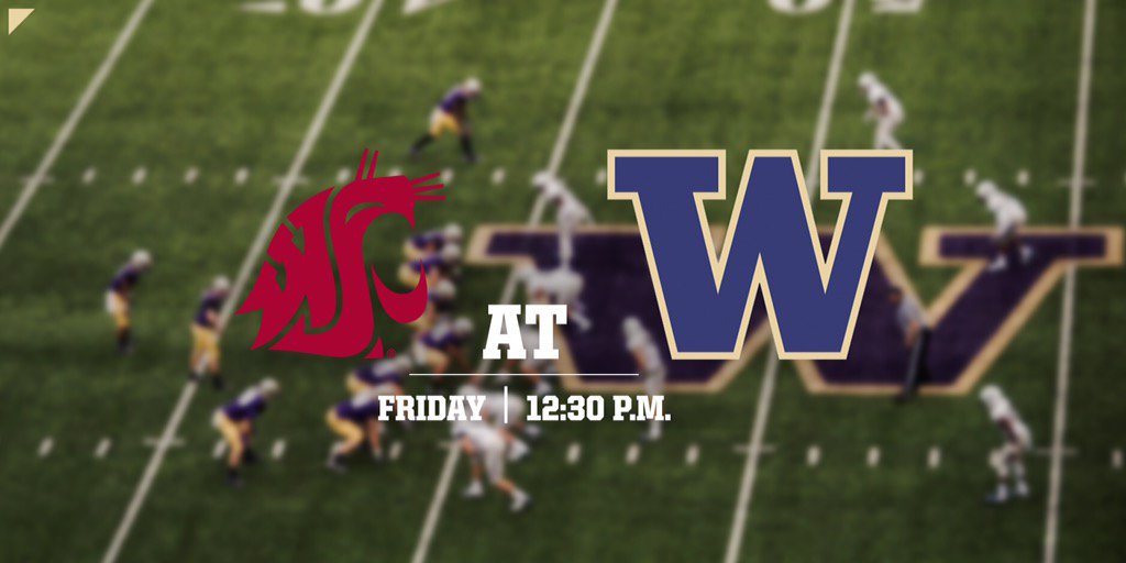 RT by 11:59 p.m. PT tonight for the chance to win 4 tickets to Friday’s #AppleCup.

Tickets: bit.ly/1NL3twS