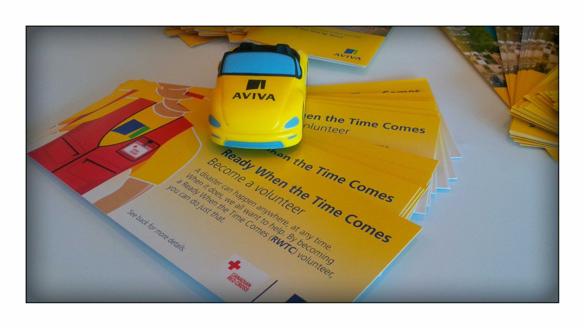 IsmaelAquino's tweet photo. Thank you @AvivaCanada for your support to @RedCrossCanada. #DMForumHFX #Halifax #RWTC #Volunteer https://t.co/t7xy8ylRDN