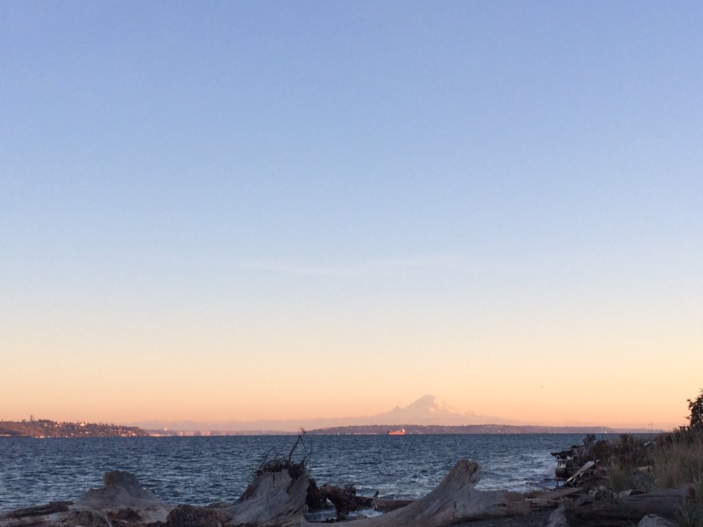SeattleBikeShow's tweet photo. Great pic! RT @HaleyNicole06: bainbridge island ft mount rainier and an entire view of Seattle at night w the moon https://t.co/ly9l19Hx0M