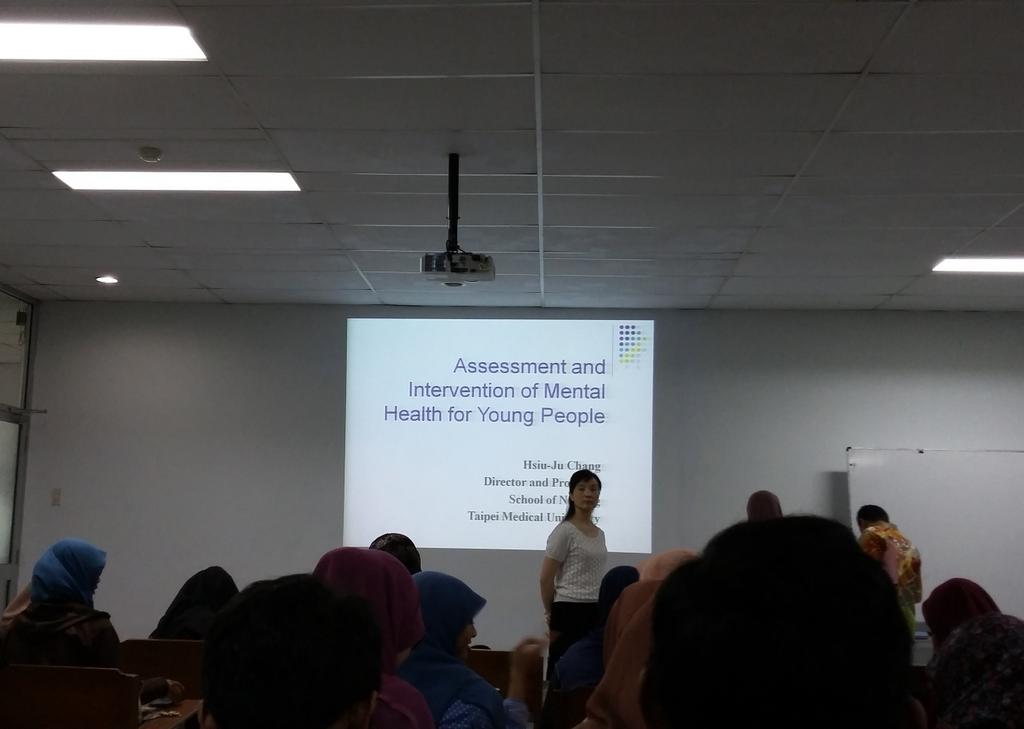 Kuliah tamu Prof. Hsiu-Ju Chang 
Taipei Medical University
