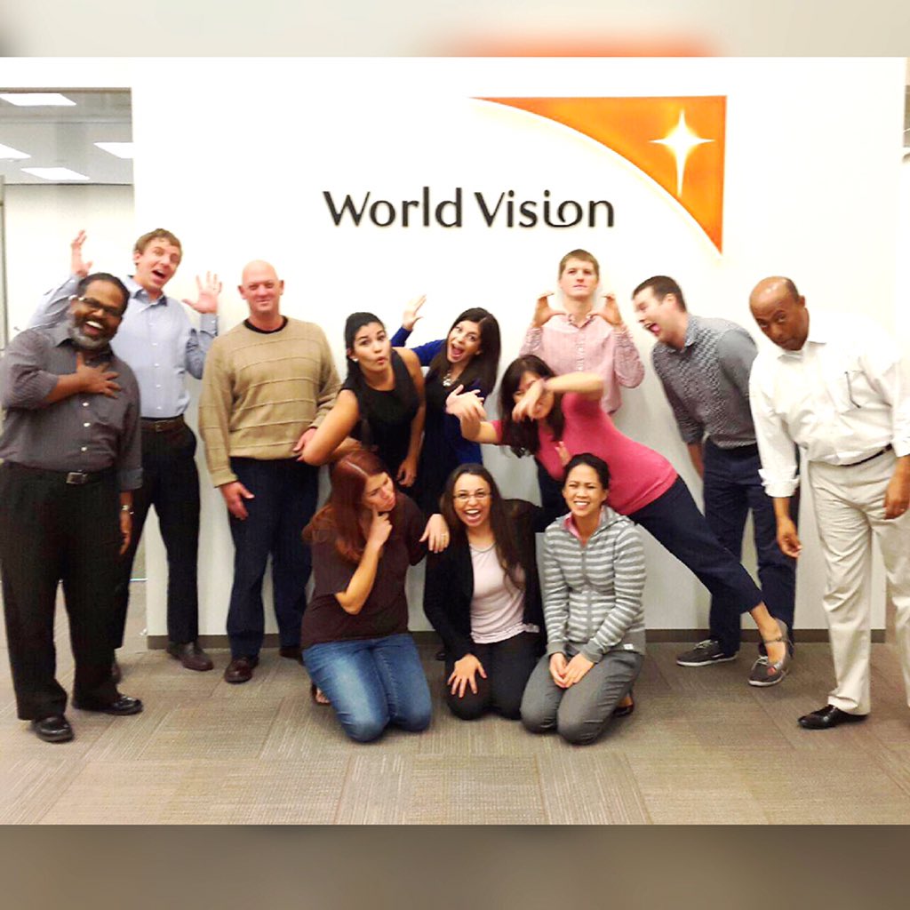 shay__rae's tweet photo. #Thankful for my wonderful job within an amazing organization with these crazy people as coworkers! #WorldVisionLife https://t.co/qZTgpYGyt2
