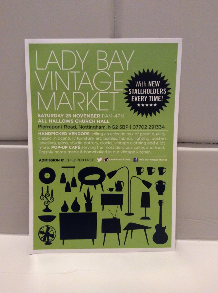inToToni's tweet photo. This Saturday 
Lady Bay Vintage Market 
Don't Miss lots of Great Vintage Gifts !! https://t.co/TvyFSoDJ1K