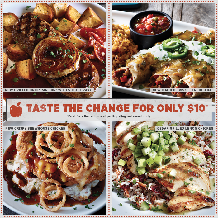 Applebees 2 For 25 Menu change comin
