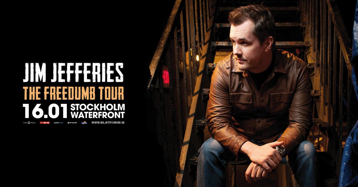 ShownightComedy's tweet photo. Jim Jefferies, 16 Jan: Världens mest efterfrågade komiker kommer till Stockholm! Biljetter: https://t.co/4LwcQqetdh https://t.co/HmF0B639K8