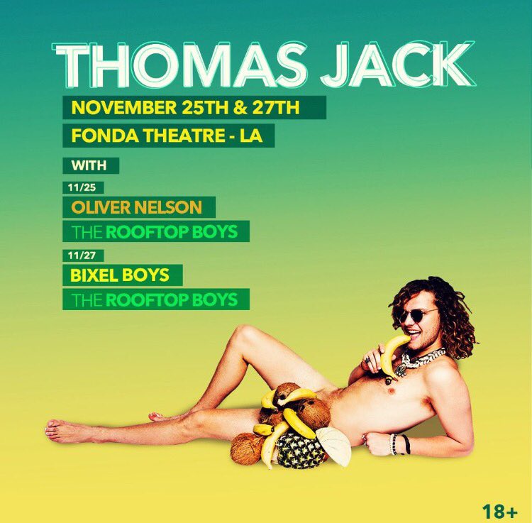 FondaTheatre's tweet photo. Set times. Doors @ 8pm.
@rooftopboys @ 9pm
@olivernelson_ @ 10:30pm
@ThomasJackMusic @ 12
Tix available at door https://t.co/Ca51nhUH0e