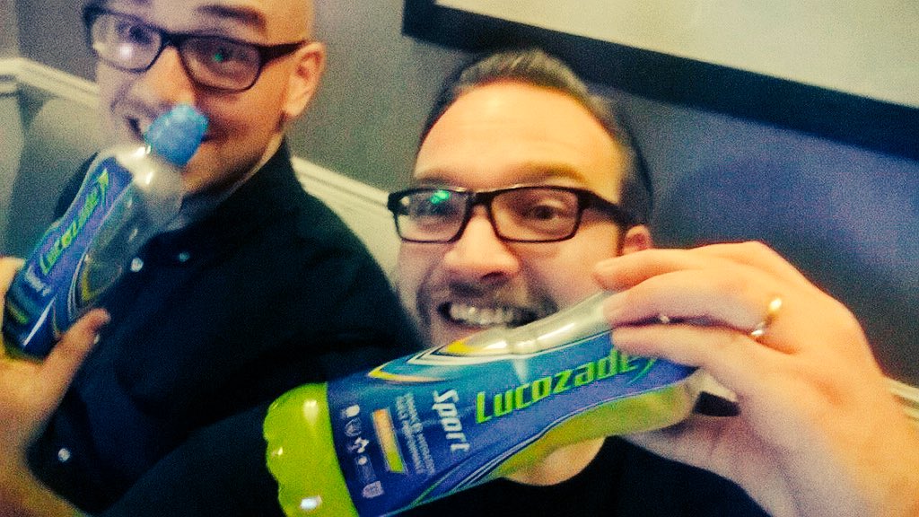 Moritz_TRO's tweet photo. The German @TROexperiential team is hooked on @LucozadeSport and @LucozadeEnergy https://t.co/Vkfq6wjexV