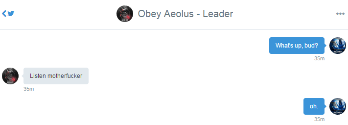 SlayedByBlade's tweet photo. Joined @TheObeyAlliance. https://t.co/acZxlwZXq9