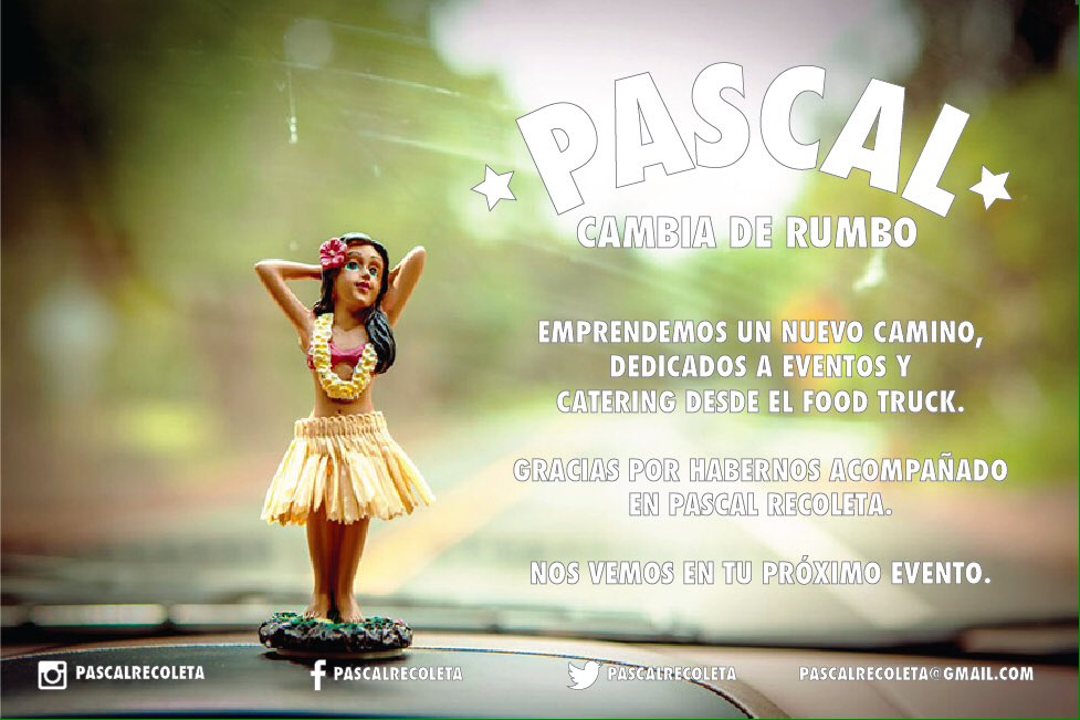 PascalRecoleta's tweet image. #CambiaRumbo #Eventos #PascalTruck pascalrecoleta@gmail.com @franciscodotto