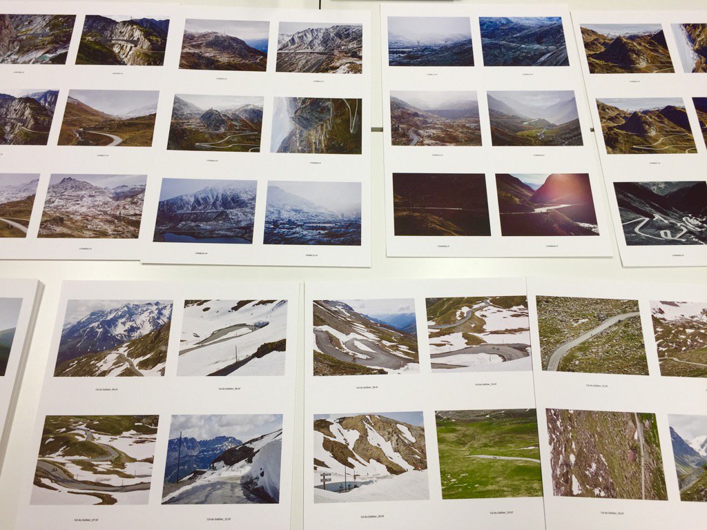 Decisions, decisions... The editing process has begun for Art of Mountains book