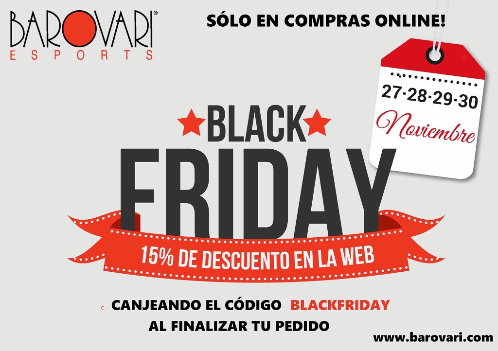 Buenas notícias!! #BlackFriday #Hockey #Barovari