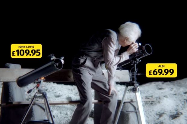 dailystar's tweet image. WATCH: Supermarket Aldi's hilarious spoof poking fun at John Lewis Christmas ad bit.ly/1T5gAbr
