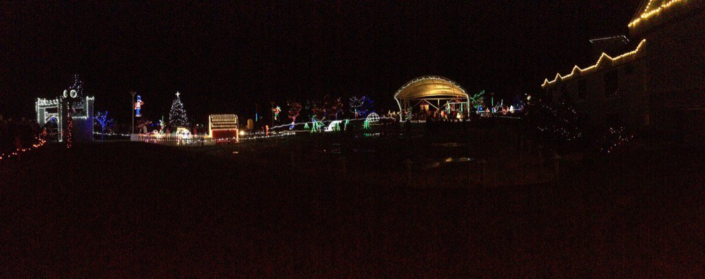 The lights are on! Be sure to visit the Dreamland in the Arts and Culture Park.