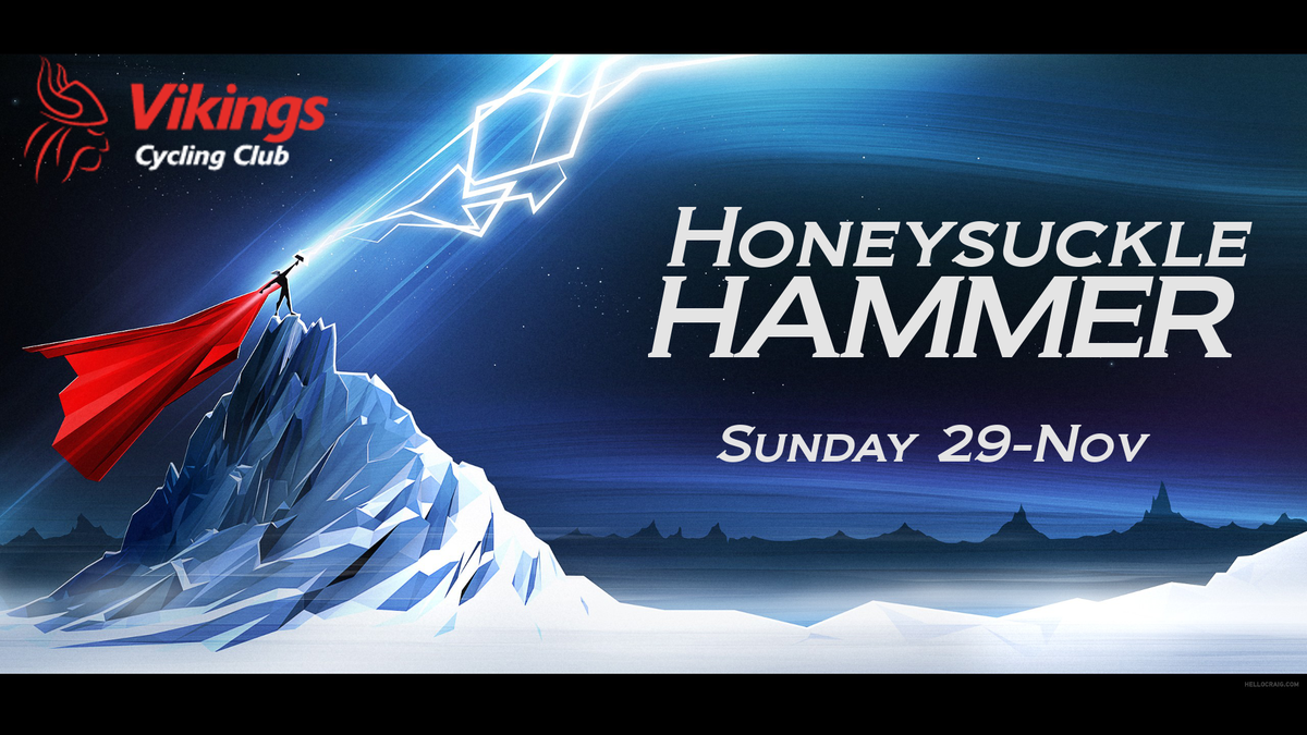 Honeysuckle Hammer this Sunday! 8:30 rego for 9:00 start
on.fb.me/1MkTiwf