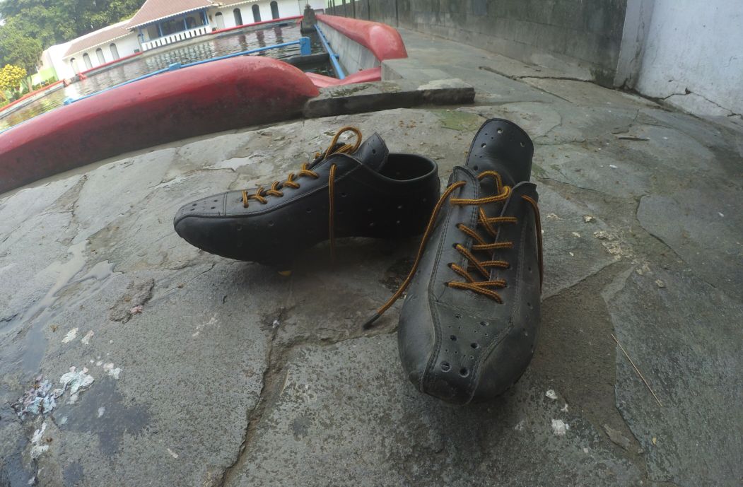 Wts cleat shoes costum. Size 42. Plus pedal shimano. 850k. 087812737425 #fnfjb #fpjb