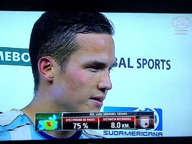 dpachano's tweet photo. #CS2015 Luis M. Seijas, #JugadorDelPartido que clasifica a @santafe a la final de este año. #VenExt https://t.co/RTsWRLezxJ